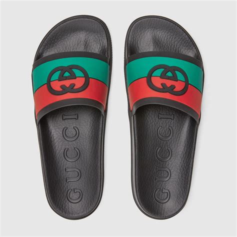 gucci slides red green|gucci slides nordstrom rack.